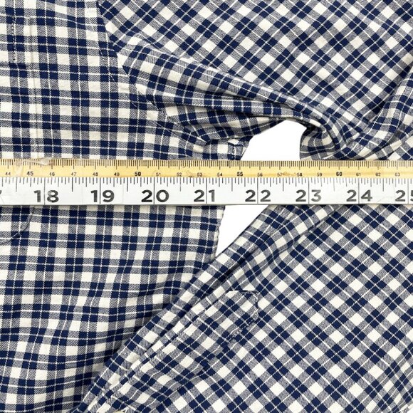 Vineyard Vines Whale Tucker Blue Plaid Button Long Sleeve Cotton Shirt Men's M - Picture 6 of 9